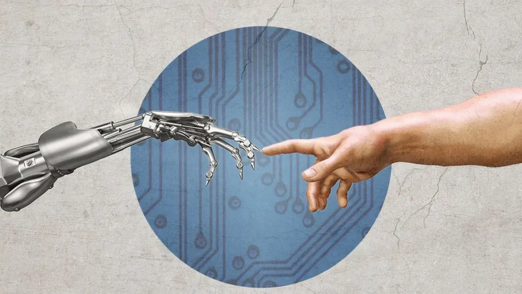 Portada de la encíclica Magnifica Humanitas y texto sobre inteligencia artificial