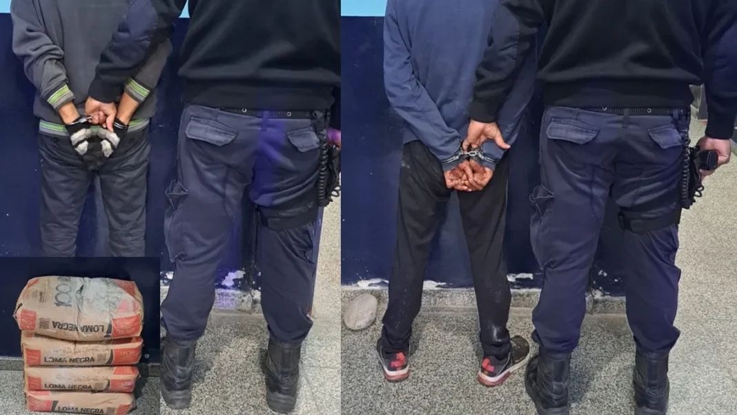 Móvil policial en la intersección de las avenidas Monseñor Sueldo y San Juan Bautista, norte de la Capital