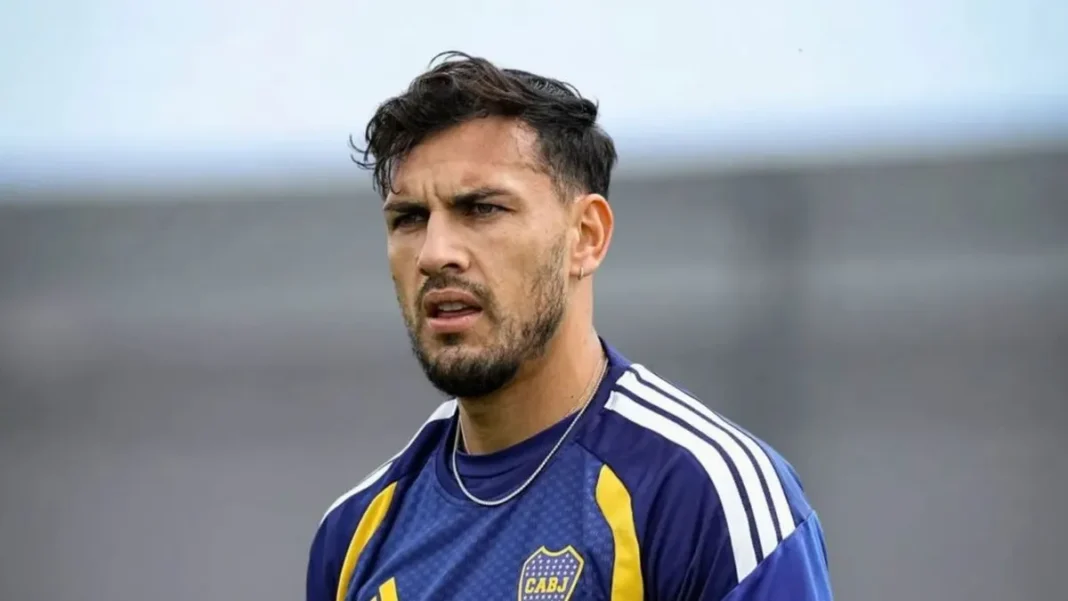 Leandro Paredes entrenando con Boca Juniors