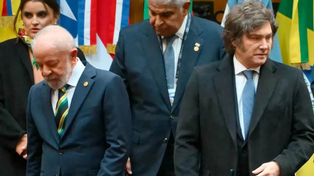 Reunión diplomática entre representantes de Brasil y Argentina