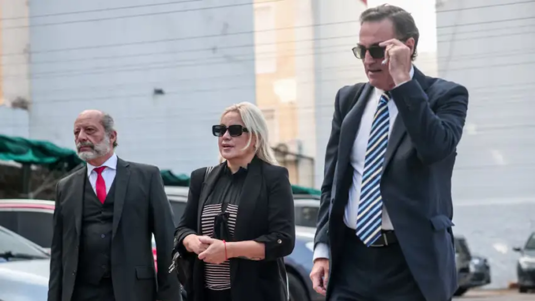 Tribunales de San Isidro durante los alegatos por la muerte de Diego Maradona