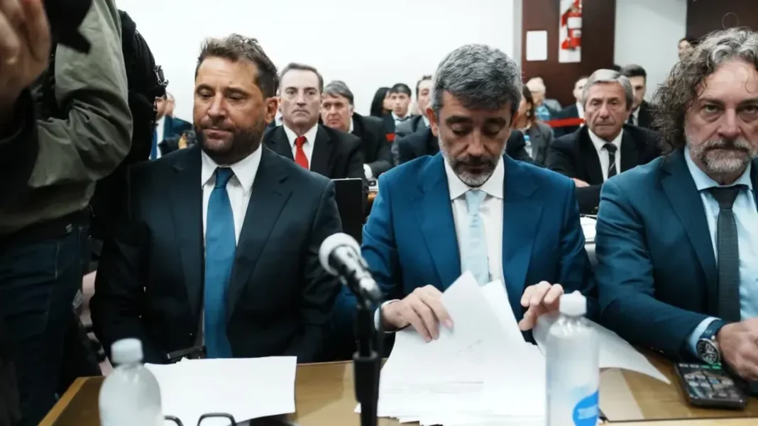 Tribunal Oral en lo Criminal N° 7 de San Isidro durante el juicio por la muerte de Maradona