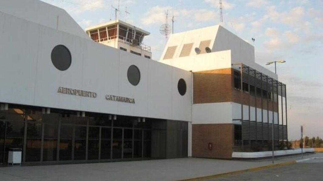 Vista del Aeropuerto Internacional Felipe Varela de Catamarca
