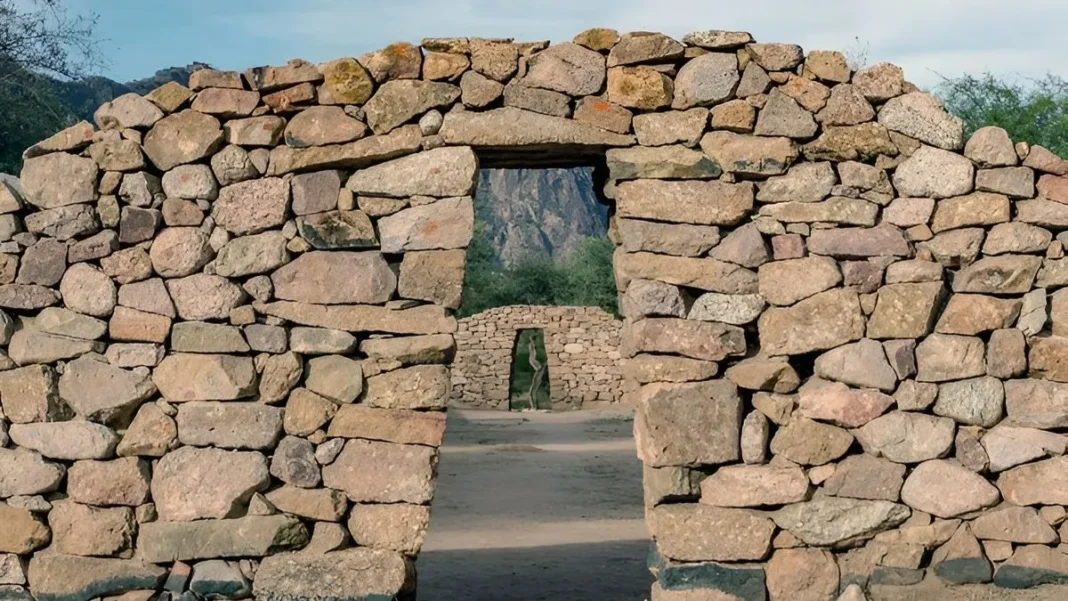 Vista de las ruinas de El Shincal de Quimivil en Catamarca