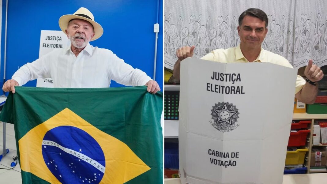 Flávio Bolsonaro y Lula da Silva se medirán en la segunda vuelta presidencial de Brasil