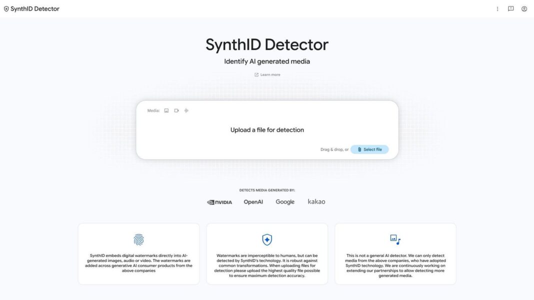 Logotipo de Google y representación de inteligencia artificial