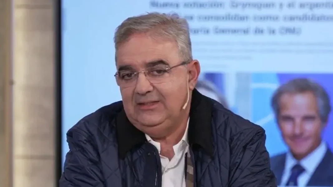 Gobernador de Catamarca, Raúl Jalil, durante una entrevista