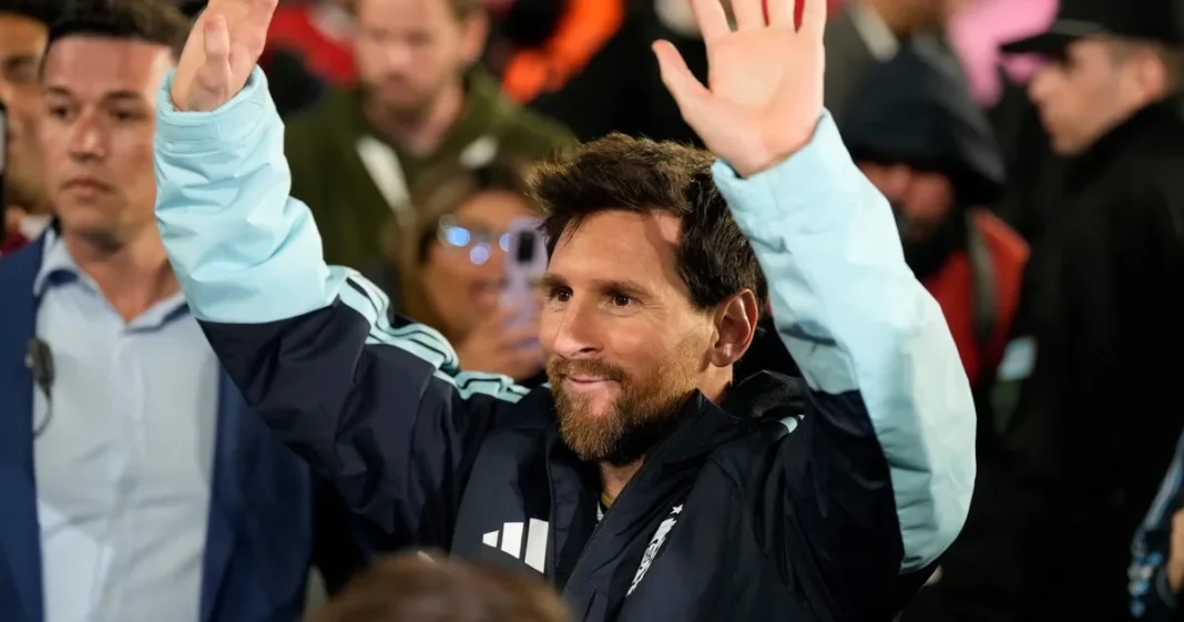 Lionel Messi durante un partido con Inter Miami