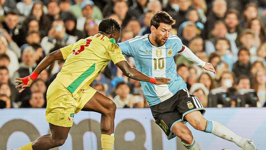 Lionel Messi se despide de la Selección Argentina en el estadio Monumental