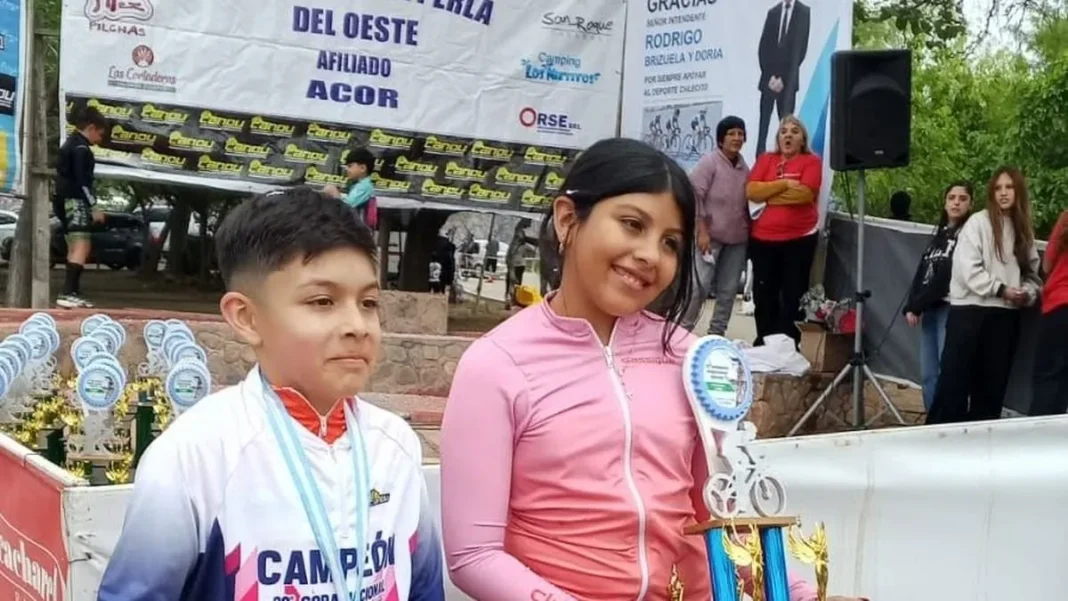 Bastian Ochoa, primer puesto en la categoría 2017 del Campeonato Nacional de Ciclismo Infanto Juvenil