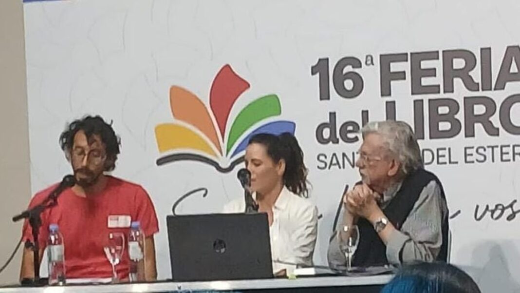 Exposición sobre poesía por otros medios con Vicente Muleiro, Pablo Maldonado y Cabral