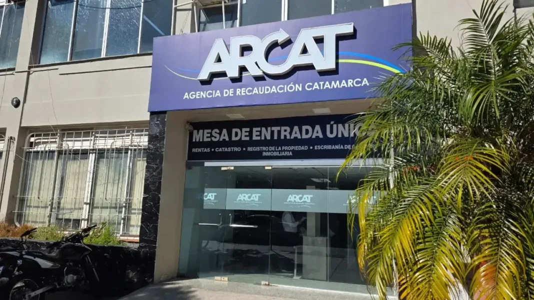Gráfico de evolución de la recaudación tributaria de Catamarca