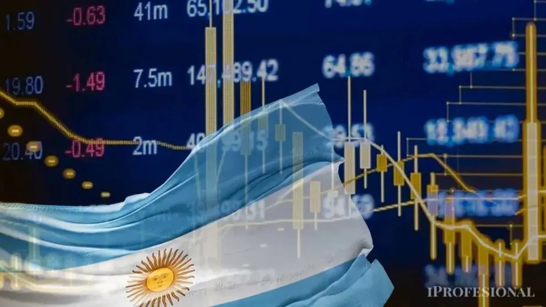 Gráfico de la evolución del riesgo país