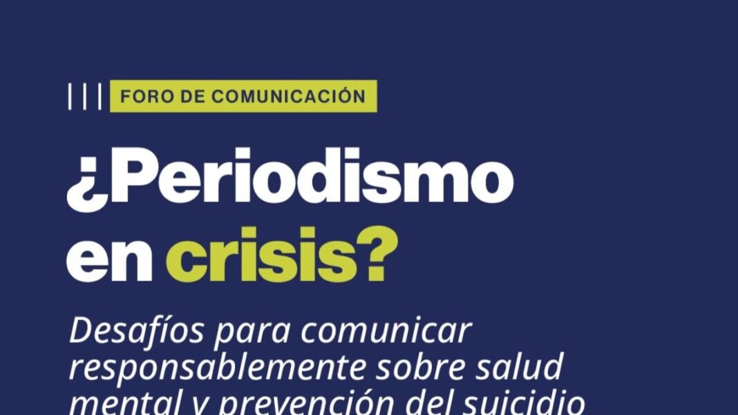 Foro de comunicación responsable sobre salud mental y suicidio