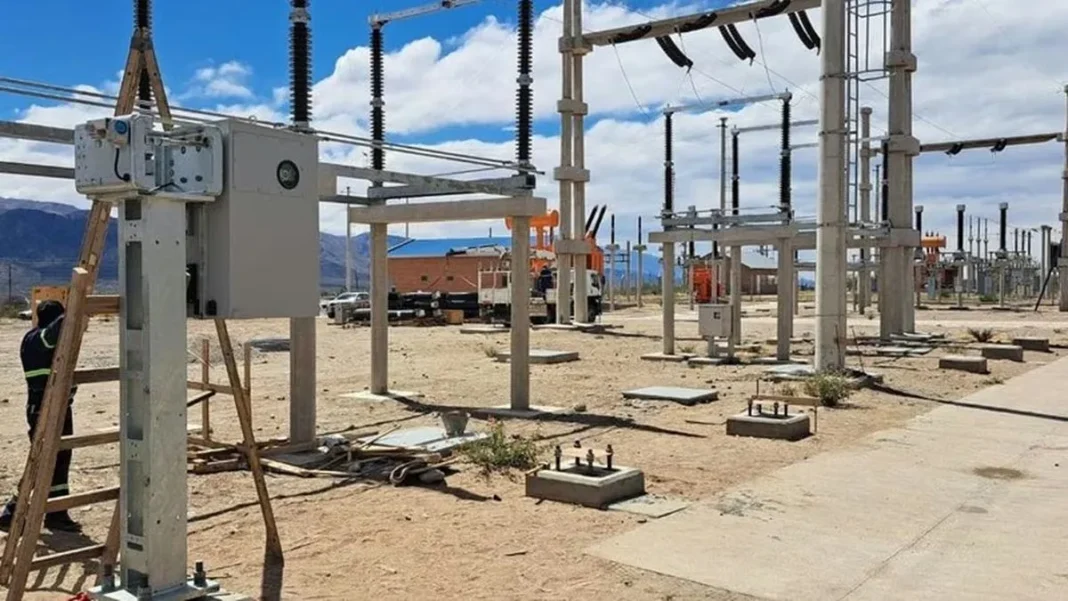 Estación Transformadora Ampajango en Santa María, Catamarca