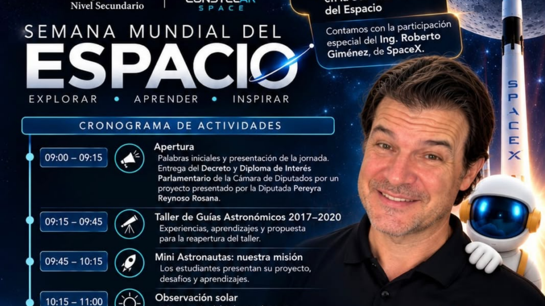 Estudiantes en una jornada de ciencia y tecnología en el Instituto Superior Enrique Guillermo Hood